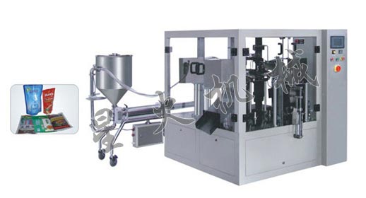 給袋式(shì)醬料自動包裝機