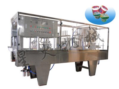 BHP-4杯盒灌裝封口機(玻璃罩、吸杯)