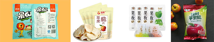 蘋果片給(gěi)袋式顆粒稱重包裝機(jī)